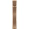 Ekena Millwork 7 1/2-in W x 38-in D x 42-in H Funston Slat Rough Cedar Woodgrain TimberThane Outlooker, Primed Tan OUTUR075X38X42FST24RCPR - alternate 2